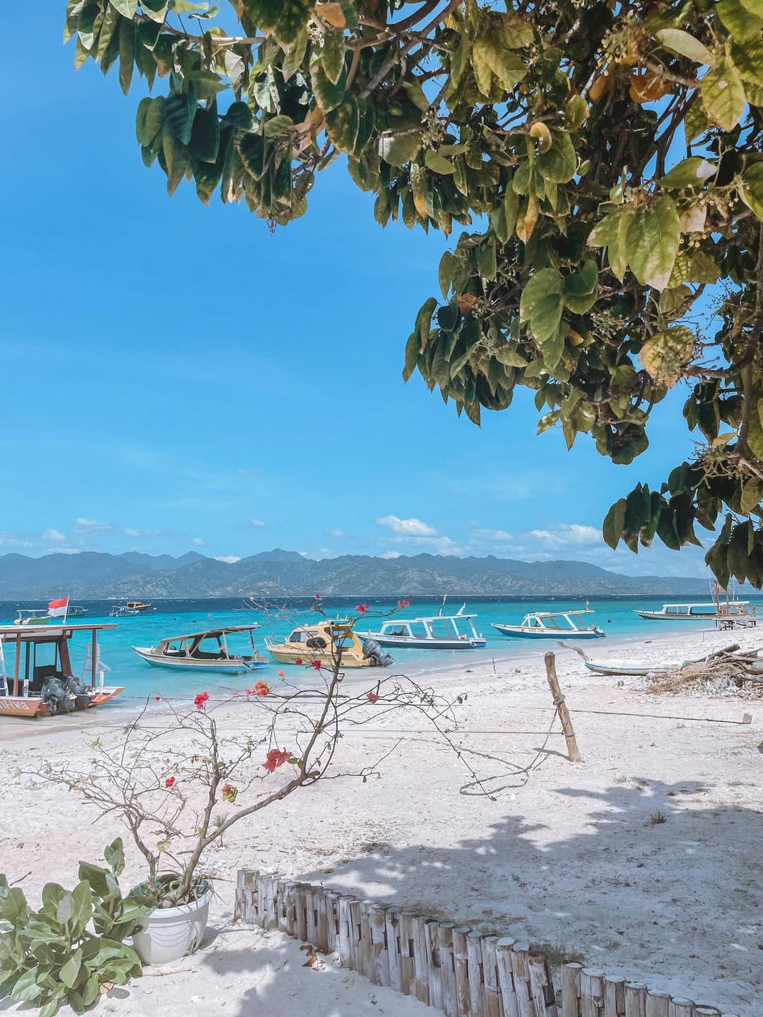 Lombok Beach and Boats